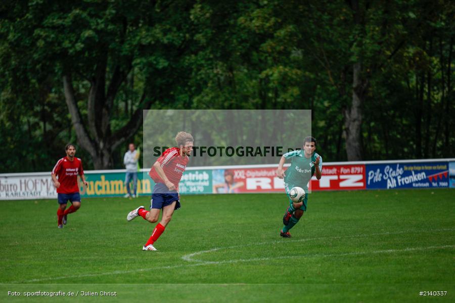 Manuel Hauptmann, Fussball, 03.09.2014, Karlstadt, Toto-Pokal, SG Margetshöchheim, FV Karlstadt - Bild-ID: 2140337