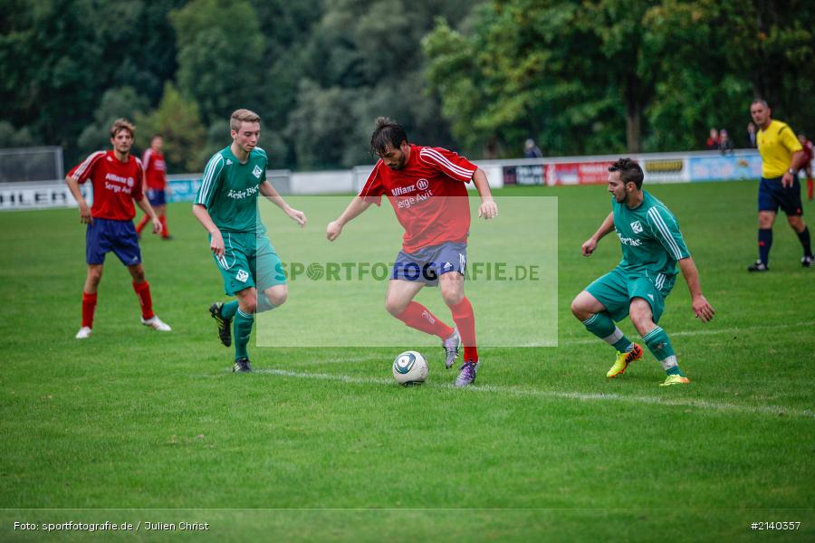 Sebastian Leisgang, Fussball, 03.09.2014, Karlstadt, Toto-Pokal, SG Margetshöchheim, FV Karlstadt - Bild-ID: 2140357