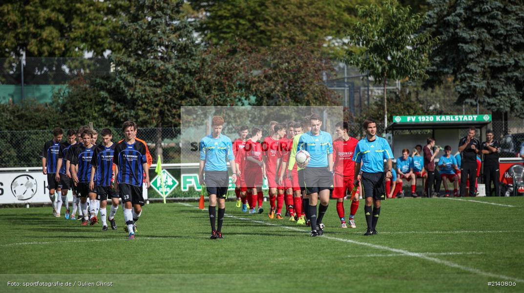 William Vielwerth, Lukas Steigerwald, Hannes Blaumeiser, Karlstadt, Landesliga, U19, SpVgg SV Weiden, JFG Kreis Karlstadt - Bild-ID: 2140806