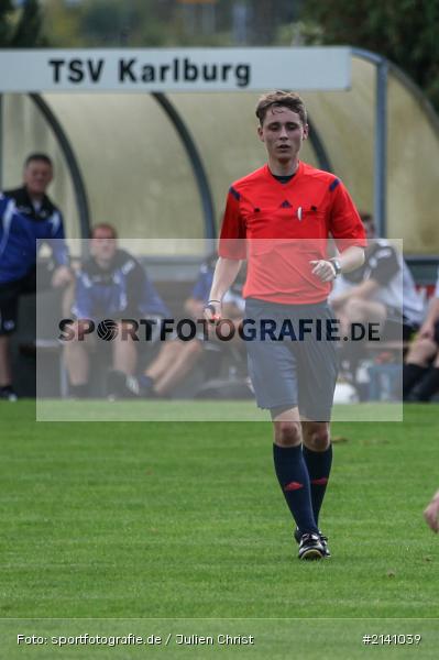 Schiedsrichter, Dominik Noegel, Fussball, Karlburg, Landesliga Nord/West, TSV Abtswind, TSV Karlburg - Bild-ID: 2141039