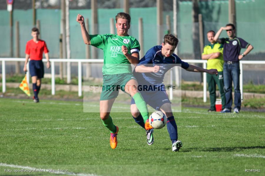 Marius Liebler, Yannik Veit, Fussball, U19, Landesliga, SpVgg Ansbach 09, JFG Kreis Karlstadt - Bild-ID: 2141342