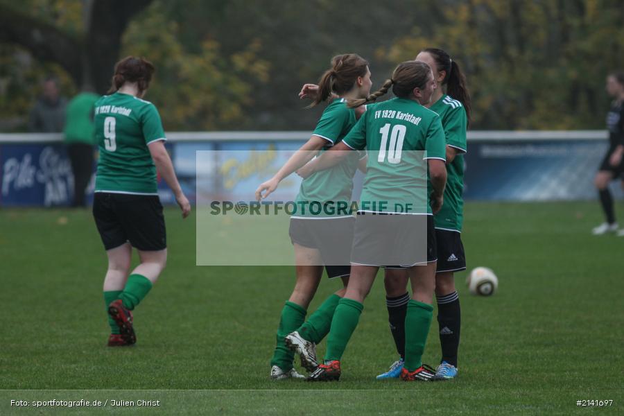 Ina Maisler, Lisa Steinbach, Kerstin Reiss, Lena Mungenast, Karlstadt, Fussball, Damen, VfR Goldbach, FV Karlstadt - Bild-ID: 2141697