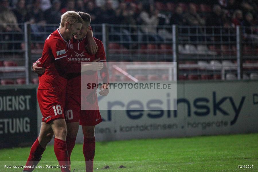 Steven Lewerenz, Nico Gutjahr, 13.11.2014, 1. FCN II, Kickers Würzburg, Flyeralarm Arena, Fussball, Würzburger Kickers, FC Nürnberg II, FC Würzburger Kickers - Bild-ID: 2142567