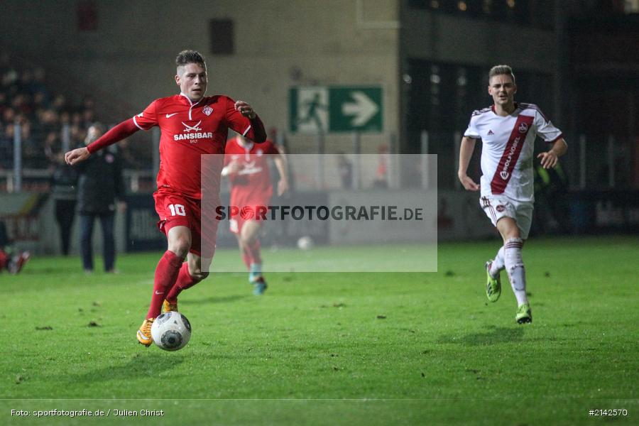 Steven Lewerenz, 13.11.2014, 1. FCN II, Kickers Würzburg, Flyeralarm Arena, Fussball, Würzburger Kickers, FC Nürnberg II, FC Würzburger Kickers - Bild-ID: 2142570
