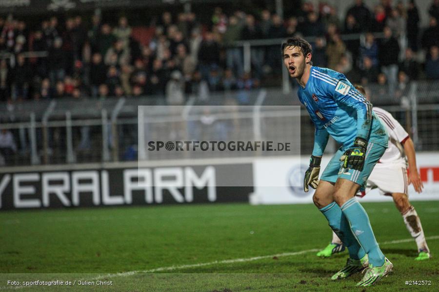 Samuel Radlinger, 13.11.2014, 1. FCN II, Kickers Würzburg, Flyeralarm Arena, Fussball, Würzburger Kickers, FC Nürnberg II, FC Würzburger Kickers - Bild-ID: 2142572