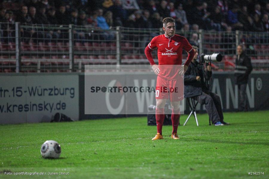 Steven Lewerenz, 13.11.2014, 1. FCN II, Kickers Würzburg, Flyeralarm Arena, Fussball, Würzburger Kickers, FC Nürnberg II, FC Würzburger Kickers - Bild-ID: 2142574