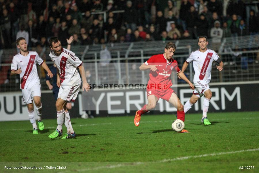 Dominik Nothnagel, 13.11.2014, 1. FCN II, Kickers Würzburg, Flyeralarm Arena, Fussball, Würzburger Kickers, FC Nürnberg II, FC Würzburger Kickers - Bild-ID: 2142579