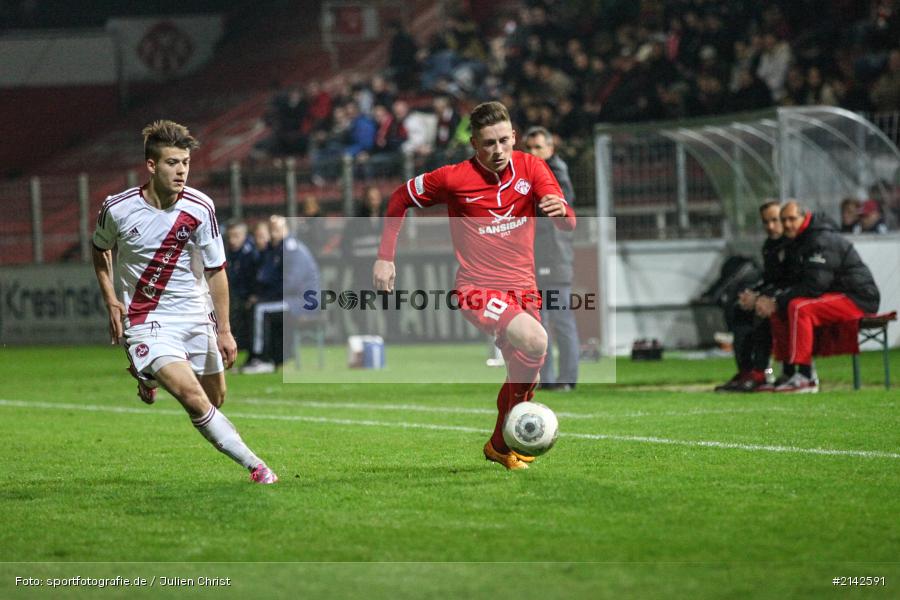 Steven Lewerenz, 13.11.2014, 1. FCN II, Kickers Würzburg, Flyeralarm Arena, Fussball, Würzburger Kickers, FC Nürnberg II, FC Würzburger Kickers - Bild-ID: 2142591