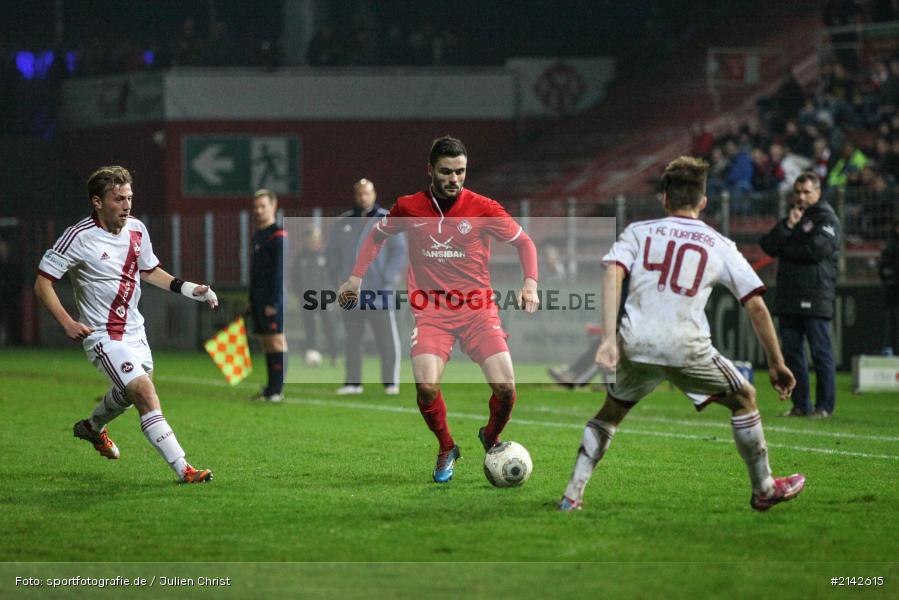 Ivan Knezevic, Dennis Schmitt, 13.11.2014, 1. FCN II, Kickers Würzburg, Flyeralarm Arena, Fussball, Würzburger Kickers, FC Nürnberg II, FC Würzburger Kickers - Bild-ID: 2142615