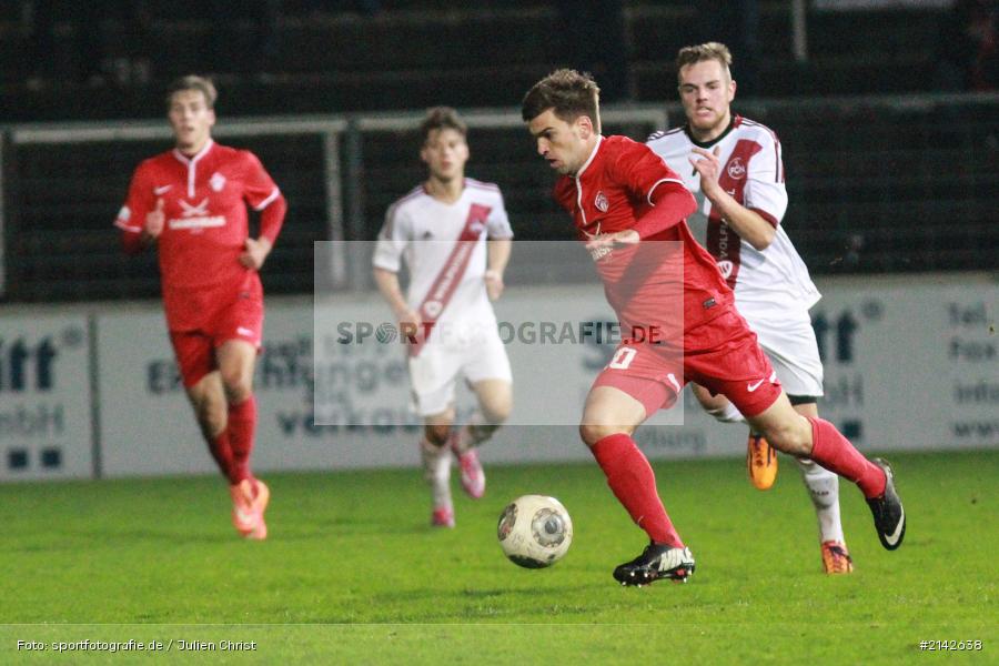 Manuel Duhnke, 13.11.2014, 1. FCN II, Kickers Würzburg, Flyeralarm Arena, Fussball, Würzburger Kickers, FC Nürnberg II, FC Würzburger Kickers - Bild-ID: 2142638