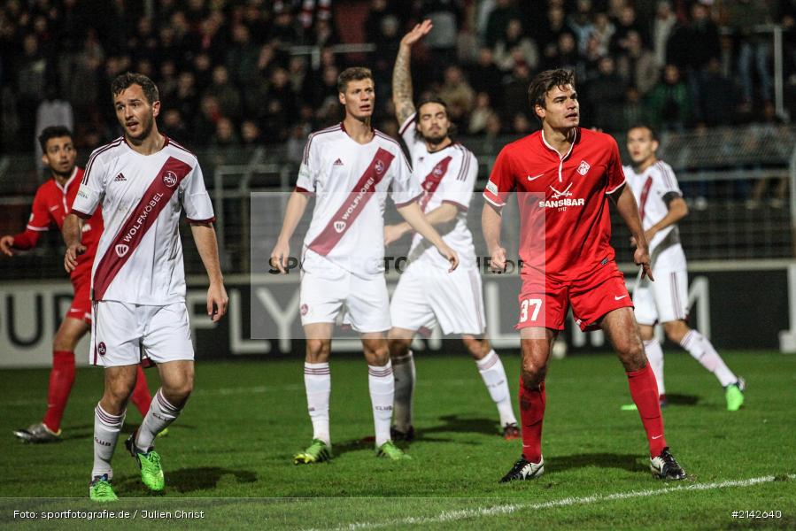 13.11.2014, 1. FCN II, Kickers Würzburg, Flyeralarm Arena, Fussball, Würzburger Kickers, FC Nürnberg II, FC Würzburger Kickers - Bild-ID: 2142640