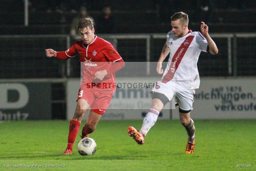 Dominik Nothnagel, 13.11.2014, 1. FCN II, Kickers Würzburg, Flyeralarm Arena, Fussball, Würzburger Kickers, FC Nürnberg II, FC Würzburger Kickers - Bild-ID: 2142641