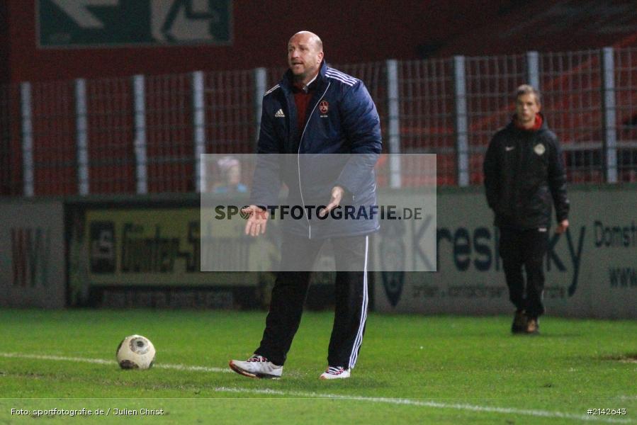 Trainer, Roger Prinzen, 13.11.2014, 1. FCN II, Kickers Würzburg, Flyeralarm Arena, Fussball, Würzburger Kickers, FC Nürnberg II, FC Würzburger Kickers - Bild-ID: 2142643