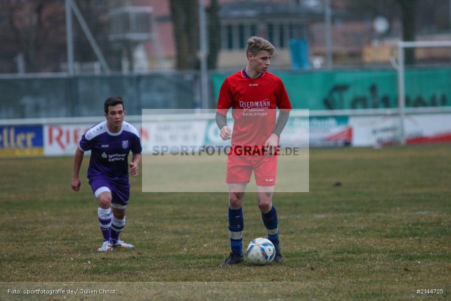 Henrik Ruppert, Football, A-Juniors, Sportcenter, stock-photo, JFG Kreis Karlstadt, FC Eintracht Bamberg, Landesliga, A-Junioren, Karlstadt, Sportplatz, Fussball - Bild-ID: 2144725