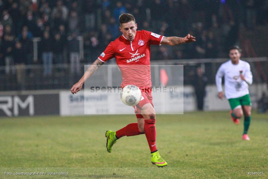 Steven Lewerenz, Wuerzburg, Soccer, FC Würzburger Kickers, Fussball, 1. FC Schweinfurt 05, Derby, Frankenderby, Flyeralarm-Arena, Würzburg, Regionalliga, Bayern, Dallenberg - Bild-ID: 2145013