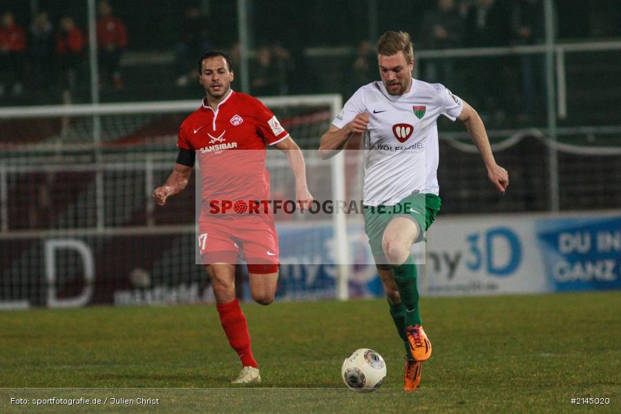 Adam Jabiri, Marco Janz, Wuerzburg, Soccer, FC Würzburger Kickers, Fussball, 1. FC Schweinfurt 05, Derby, Frankenderby, Flyeralarm-Arena, Würzburg, Regionalliga, Bayern, Dallenberg - Bild-ID: 2145020