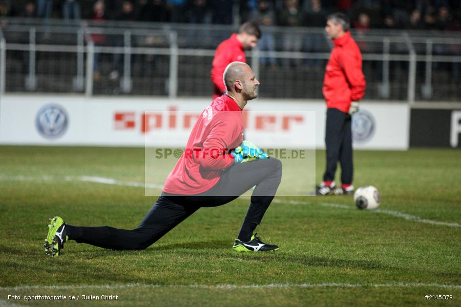 Robert Wulnikowski, Wuerzburg, Soccer, FC Würzburger Kickers, Fussball, 1. FC Schweinfurt 05, Derby, Frankenderby, Flyeralarm-Arena, Würzburg, Regionalliga, Bayern, Dallenberg - Bild-ID: 2145079