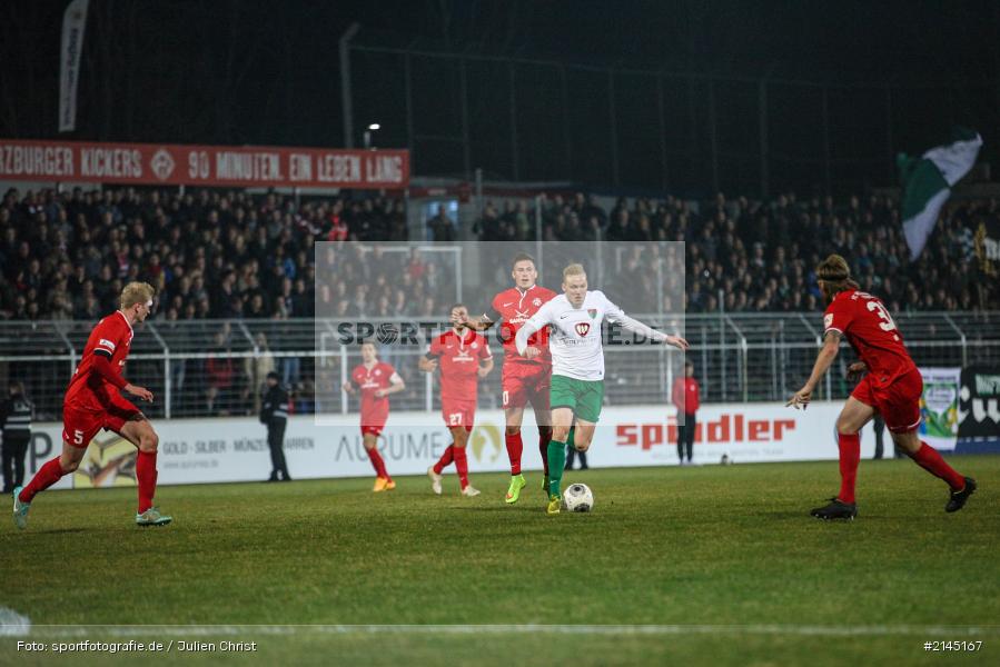 Steven Lewerenz, Michael Krämer, Wuerzburg, Soccer, FC Würzburger Kickers, Fussball, 1. FC Schweinfurt 05, Derby, Frankenderby, Flyeralarm-Arena, Würzburg, Regionalliga, Bayern, Dallenberg - Bild-ID: 2145167