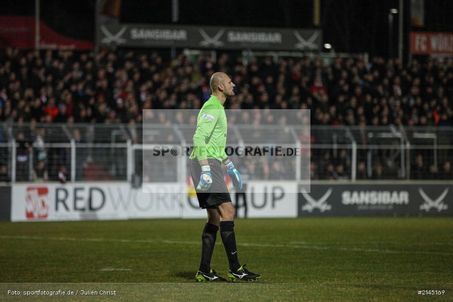 Robert Wulnikowski, Wuerzburg, Soccer, FC Würzburger Kickers, Fussball, 1. FC Schweinfurt 05, Derby, Frankenderby, Flyeralarm-Arena, Würzburg, Regionalliga, Bayern, Dallenberg - Bild-ID: 2145169