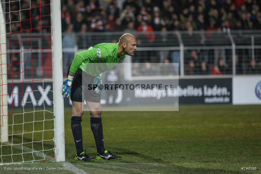 Robert Wulnikowski, Wuerzburg, Soccer, FC Würzburger Kickers, Fussball, 1. FC Schweinfurt 05, Derby, Frankenderby, Flyeralarm-Arena, Würzburg, Regionalliga, Bayern, Dallenberg - Bild-ID: 2145185