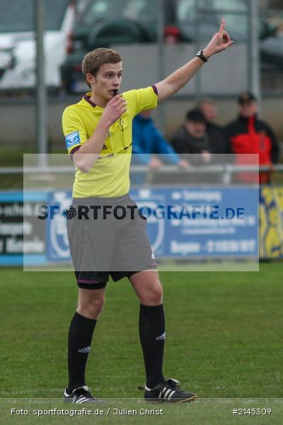 Referee, Schiedsrichter, Staffelstein, Marcel Bargel, Soccer, Sportfoto, Pressefoto, TSV Karlburg, SpVgg Stegaurach, Landesliga, Fussball - Bild-ID: 2145309