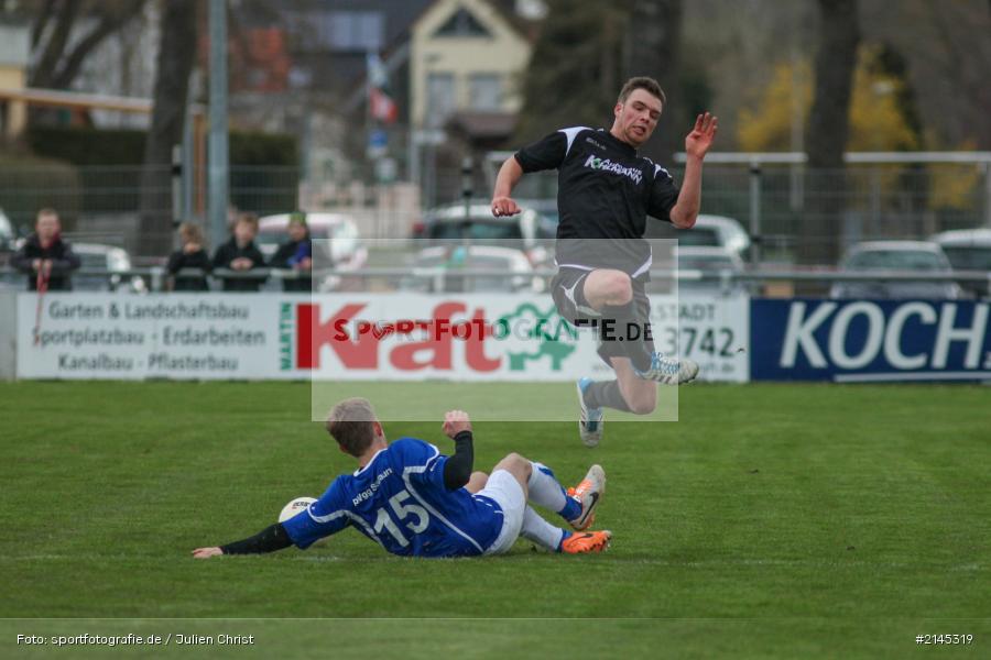 Ferdinand Fröhling, Maurice Kübert, Soccer, Sportfoto, Pressefoto, TSV Karlburg, SpVgg Stegaurach, Landesliga, Fussball - Bild-ID: 2145319