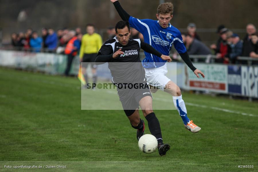 Ferdinand Fröhling, Dominik Hammer, Soccer, Sportfoto, Pressefoto, TSV Karlburg, SpVgg Stegaurach, Landesliga, Fussball - Bild-ID: 2145333