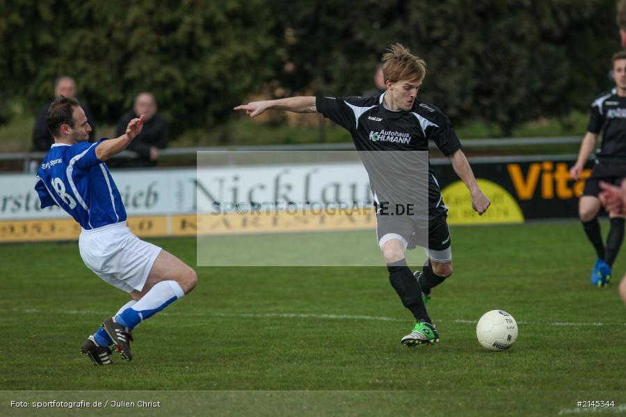 Stephan Winterstein, Thilo Wilke, Soccer, Sportfoto, Pressefoto, TSV Karlburg, SpVgg Stegaurach, Landesliga, Fussball - Bild-ID: 2145344
