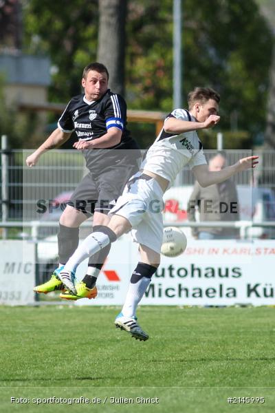 Maurice Kübert, Mario Meth, Soccer, Sportfoto, Pressefoto, TSV Karlburg, SV Pettstadt, Landesliga, Fussball - Bild-ID: 2145995