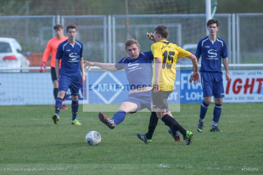 Bastian Gerhard, Tom Langer, A-Youth, Sportfoto, Pressefoto, JFG Kreis Karlstadt, SpVgg Bayern Hof, Landesliga, A-Jugend, Fussball - Bild-ID: 2146096