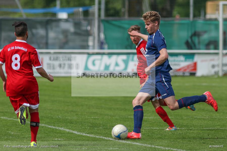 Fabian Flühr, Henrik Ruppert, Fussball, A-Jugend, U19, Landesliga Bayern Nord, SC 04 Schwabach, JFG Kreis Karlstadt - Bild-ID: 2148495