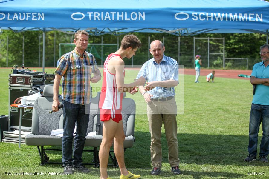 Paul Kruck, Patrick Karl, Lauf, Weitsprung, Hochsprung, Wettbewerb, Karlstadt, Leichtathletik, Stadion, LG Karlstadt, LG Karlstadt Gambach Lohr, Sparkassen Meeting, Karlstadter Sparkassen Meeting 2015, Sparkassen Meeting 2015 - Bild-ID: 2148667