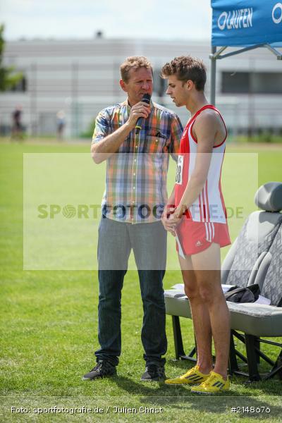 Günther Felbinger, Patrick Karl, Lauf, Weitsprung, Hochsprung, Wettbewerb, Karlstadt, Leichtathletik, Stadion, LG Karlstadt, LG Karlstadt Gambach Lohr, Sparkassen Meeting, Karlstadter Sparkassen Meeting 2015, Sparkassen Meeting 2015 - Bild-ID: 2148676