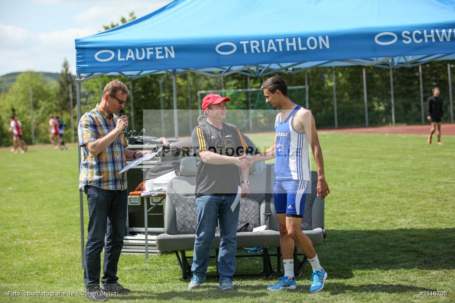 Alfred Maasz, Manuel Marko, Günther Felbinger, Lauf, Weitsprung, Hochsprung, Wettbewerb, Karlstadt, Leichtathletik, Stadion, LG Karlstadt, LG Karlstadt Gambach Lohr, Sparkassen Meeting, Karlstadter Sparkassen Meeting 2015, Sparkassen Meeting 2015 - Bild-ID: 2148705