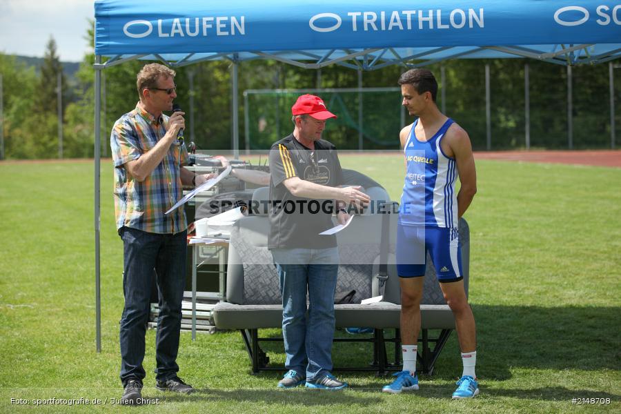 Alfred Maasz, Manuel Marko, Günther Felbinger, Lauf, Weitsprung, Hochsprung, Wettbewerb, Karlstadt, Leichtathletik, Stadion, LG Karlstadt, LG Karlstadt Gambach Lohr, Sparkassen Meeting, Karlstadter Sparkassen Meeting 2015, Sparkassen Meeting 2015 - Bild-ID: 2148708