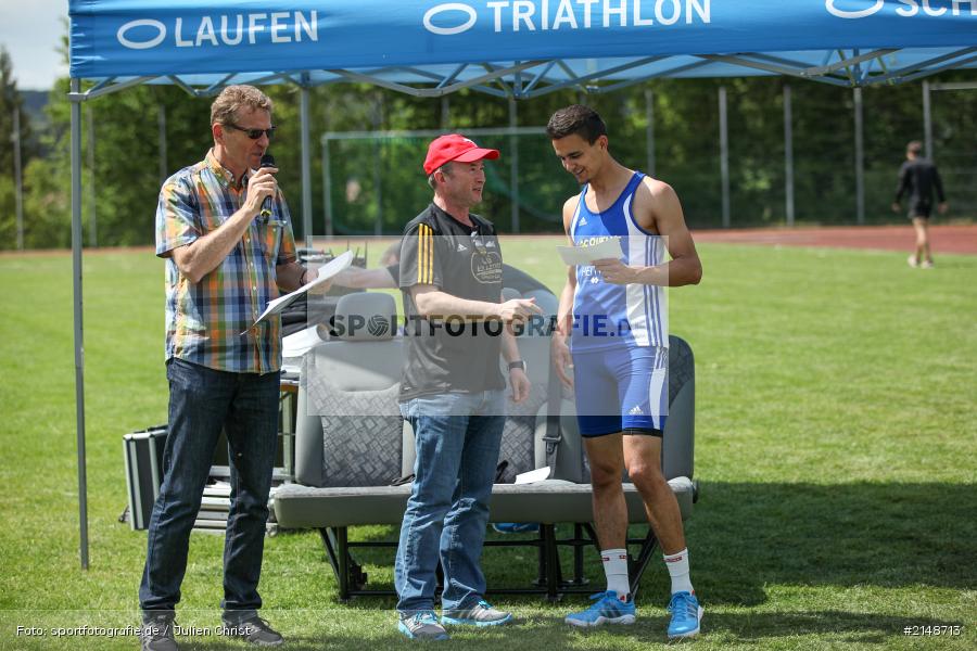 Alfred Maasz, Manuel Marko, Günther Felbinger, Lauf, Weitsprung, Hochsprung, Wettbewerb, Karlstadt, Leichtathletik, Stadion, LG Karlstadt, LG Karlstadt Gambach Lohr, Sparkassen Meeting, Karlstadter Sparkassen Meeting 2015, Sparkassen Meeting 2015 - Bild-ID: 2148713