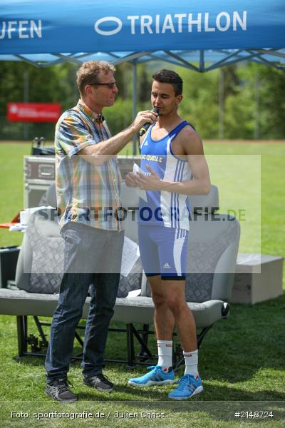 Manuel Marko, Günther Felbinger, Lauf, Weitsprung, Hochsprung, Wettbewerb, Karlstadt, Leichtathletik, Stadion, LG Karlstadt, LG Karlstadt Gambach Lohr, Sparkassen Meeting, Karlstadter Sparkassen Meeting 2015, Sparkassen Meeting 2015 - Bild-ID: 2148724