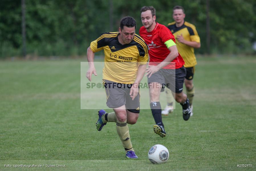 Michael Goldbach, Andre Deusinger, A-Klasse, Fussball, Sendelbach-Steinbach II, 25.05.2015, Meisterschaft, BC Aura, BSC Aura - Bild-ID: 2152971