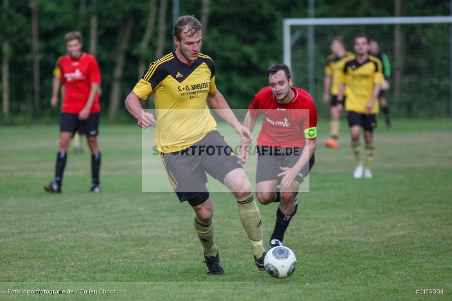Michael Goldbach, Niclas Christ, A-Klasse, Fussball, Sendelbach-Steinbach II, 25.05.2015, Meisterschaft, BC Aura, BSC Aura - Bild-ID: 2153004