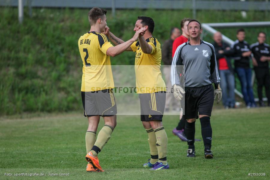 Fabian Peter, Andre Deusinger, A-Klasse, Fussball, Sendelbach-Steinbach II, 25.05.2015, Meisterschaft, BC Aura, BSC Aura - Bild-ID: 2153008