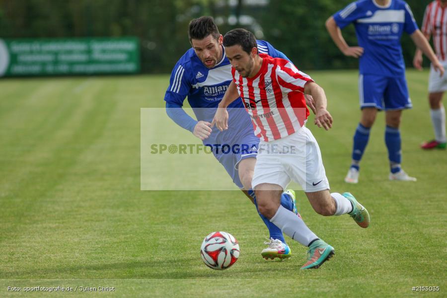 Abdurrahman Marangoz, Danny Eckers, Fussball, Zellingen, FC Blau Weiss Leinach II, FV Fatihspor Karlstadt, Relegation 2015 - Bild-ID: 2153035