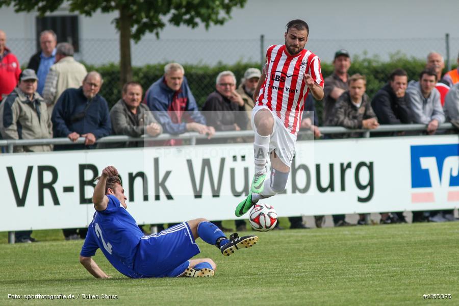 Serkan Dokkal, Stefan Bausewein, Fussball, Zellingen, FC Blau Weiss Leinach II, FV Fatihspor Karlstadt, Relegation 2015 - Bild-ID: 2153093