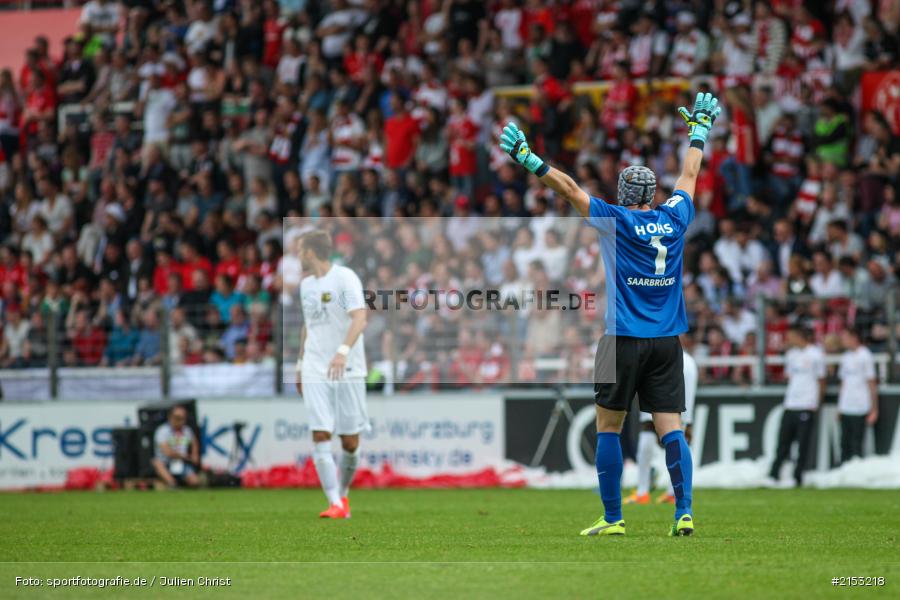 David Hohs, flyeralarm Arena, Dallenberg, Kickers Stadion, 3. Liga, Relegation, Meisterschaft, 1. FC Saarbrücken, FC Würzburger Kickers - Bild-ID: 2153218