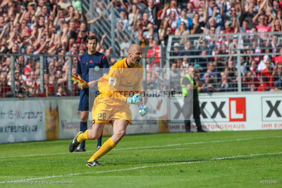 Robert Wulnikowski, flyeralarm Arena, Dallenberg, Kickers Stadion, 3. Liga, Relegation, Meisterschaft, 1. FC Saarbrücken, FC Würzburger Kickers - Bild-ID: 2153245