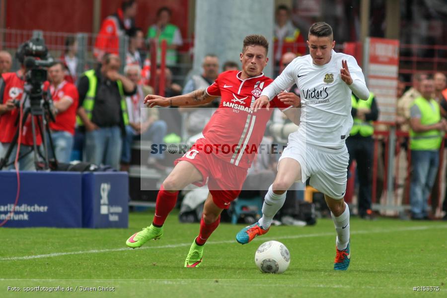 Steven Lewerenz, flyeralarm Arena, Dallenberg, Kickers Stadion, 3. Liga, Relegation, Meisterschaft, 1. FC Saarbrücken, FC Würzburger Kickers - Bild-ID: 2153375