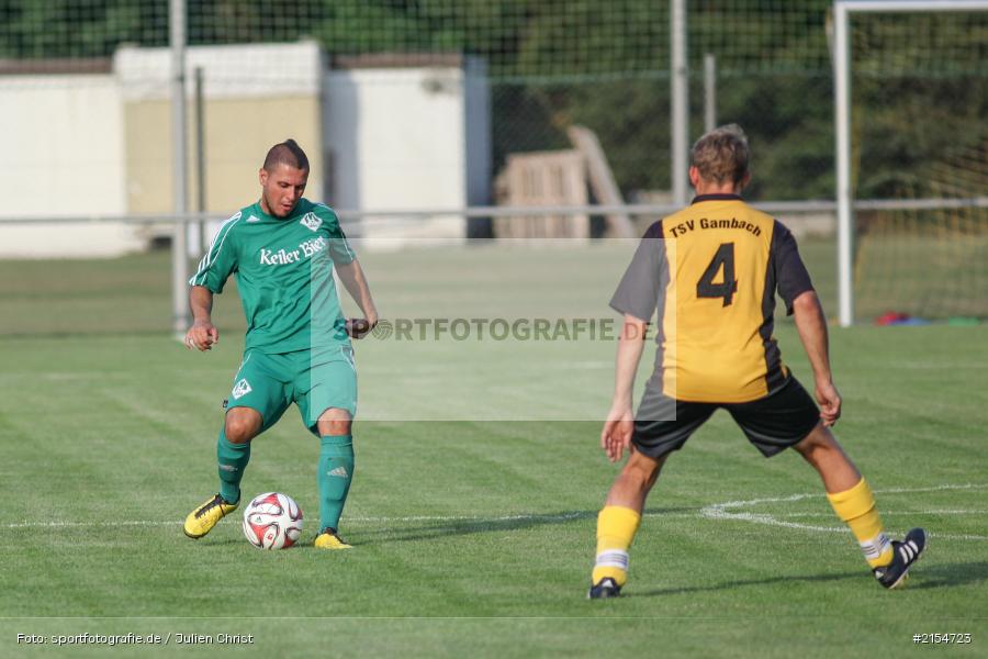 Gambach, Fussball, Hinrunde 1, 24.07.2015, Kreis Würzburg, Toto-Pokal, Totopokal, FV Karlstadt, SG Gambach-Eußenheim - Bild-ID: 2154723