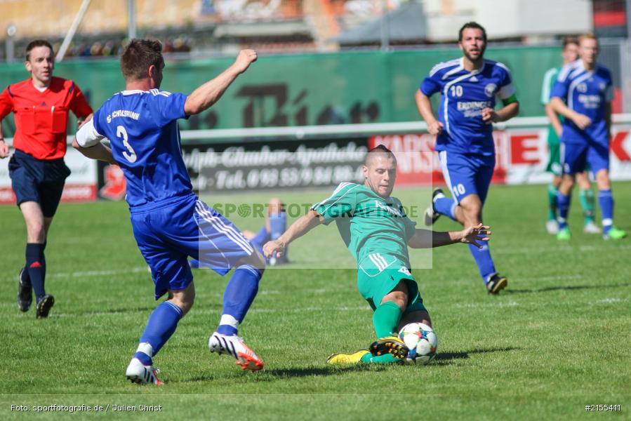 Atilla Aydogdu, Sebastian Duschner, Fussball, 30.08.2015, Kreisliga Würzburg, SC Schollbrunn, FV Karlstadt - Bild-ID: 2155411