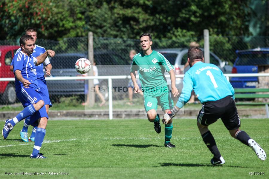 Felix Leimeister, Dominik Lambrecht, Fussball, 30.08.2015, Kreisliga Würzburg, SC Schollbrunn, FV Karlstadt - Bild-ID: 2155413