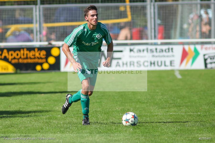 Dominik Lambrecht, Fussball, 30.08.2015, Kreisliga Würzburg, SC Schollbrunn, FV Karlstadt - Bild-ID: 2155417
