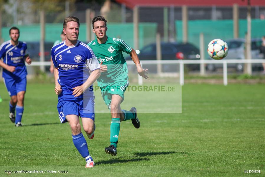 Dominik Lambrecht, Sebastian Duschner, Fussball, 30.08.2015, Kreisliga Würzburg, SC Schollbrunn, FV Karlstadt - Bild-ID: 2155434